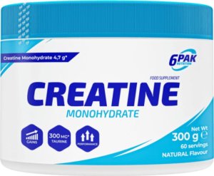 6PAK Nutrition 6PAK Creatine Monohydrate Kreatyna o smaku naturalnym 300g 1