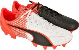 Puma Buty piłkarskie evoSPEED 3.4 Tricks Leather FG M Czerwone r. 42.5 (10379401) 1