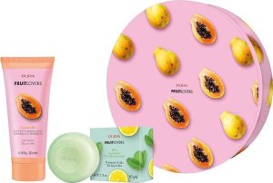 Pupa Pupa Fruit Lovers Papaya zestaw żel pod prysznic 200ml + szampon w kostce 60g 1