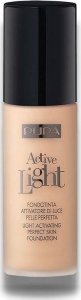 Pupa Active Light Perfect Skin Foundation SPF10 beztłuszczowy podkład do twarzy 021 Warm Beige 30ml 1