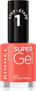 Rimmel  RIMMEL London Super Gel Step1 047 Spiced Coral 12ml 1