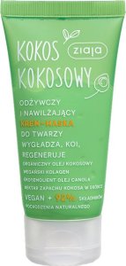 Ziaja Kokos Kokosowy Odżywczy i nawilżający krem-maska do twarzy 50ml 1