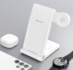Ładowarka Nillkin NILLKIN WIRELESS CHARGING PowerTrio 3in1 koncówka do Samsung 2
