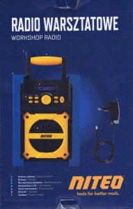 Radio budowlane Niteo Radio warsztatowe Niteo tools z Bluetooth 8