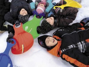 Prosperplast Sanki Bobslej z hamulcami Race S + Ślizg Jabłuszko 8