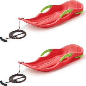 Prosperplast 2x Sanki Ślizg Bobslej z hamulcami Szybki jeździk Race S 2