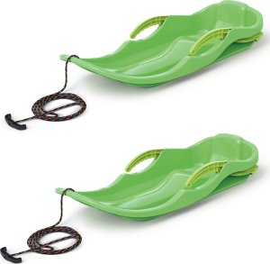 Prosperplast 2x Sanki Ślizg Bobslej z hamulcami Szybki jeździk Race S 2