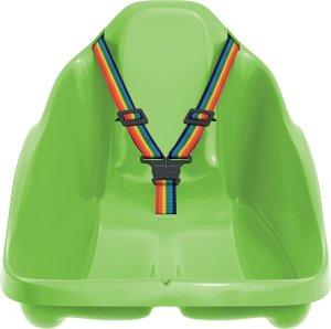 Prosperplast Sanki z oparciem TOPO zapinane pasy + Śpiwór 5