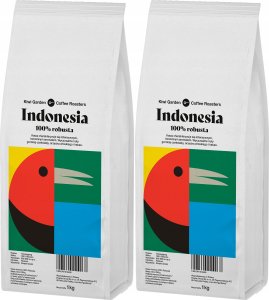 Kawa ziarnista Kiwi Garden Kawa ziarnista specialty ROBUSTA INDONESIA 2x1kg 1