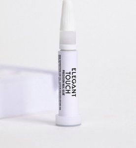 Elegant Touch Set, Elegant Touch, Natural French, Square, Artificial Nails, Bare, 101, Size Medium, 24 pcs For Women 3