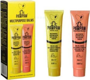 Dr PawPaw Set Cheeks And Cosmetics Hydrating Lip Balm Yellow, 25 ml + Cheeks And Cosmetics Hydrating Lip Balm Red, 25 ml For Women 2