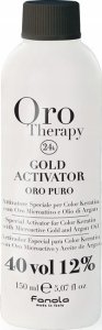 Fanola Oro Therapy,  Gold, Hair Oxidant Lotion, 12%, 40 vol, 150 ml Unisex 1