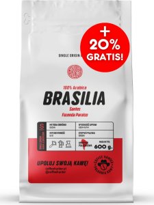 Kawa ziarnista Coffee Hunter Brasilia Santos Fazenda Paraiso 600 g 1