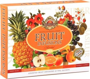 Basilur Herbata Basilur Fruit Infusions Assorted 60x2g  zestaw herbat owocowych w saszetkach 1