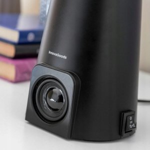 Lampka biurkowa InnovaGoods InnovaGoods LAMPA LAVA Z GŁOŚNIKIEM Maglamp BLACK 4