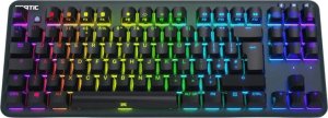 Klawiatura Triton Fnatic miniSTREAK TKL Gaming Tastatur, MX-Silent-Red, RGB, schwarz - Nordic Layout 1