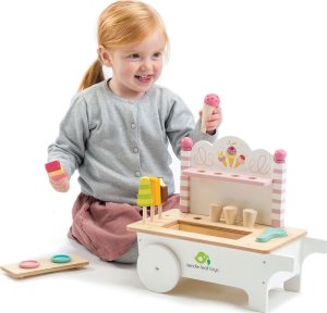 Tender Toys Drewniana zabawka sklepik z lodami na magnesy Tender Leaf Toys 2