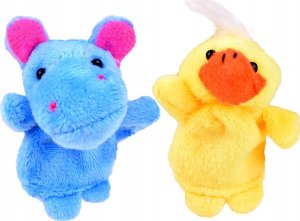 Jokomisiada Pacynki kukiełki na palec zwierzątka 10szt ZA3675 6