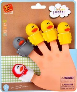 Jokomisiada Gumowe kaczuszki Pacynki na palec kaczki ZA4337 4