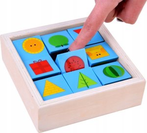 Jokomisiada Edukacyjne Klocki drewniane układaj obrazki ZA4449 3