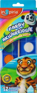 SCHEMAT Farby akwarelowe 12 kolorów 2