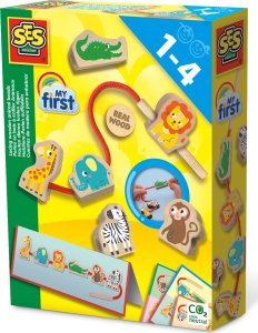 SES Sznurowanie drewnianych zwierzątek 3