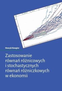 Wydawnictwo Naukowe Uniwersytetu Szczecińskie Zastosowanie równań różnicowych... 1