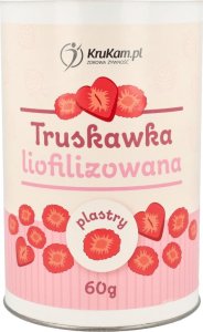 KruKam Truskawka liofilizowana plastry 60g 1