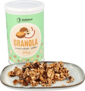 KruKam Granola orzech włoski-jabłko 270g 3
