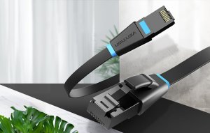 Vention Płaski kabel sieciowy UTP kat.6 Vention IBJBX 50m czarny 3