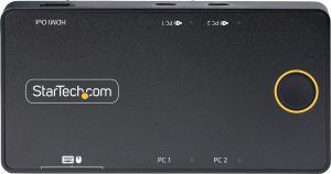Przełącznik StarTech StarTech C2-H46-UC2-PD-KVM przełącznik KVM Czarny 5