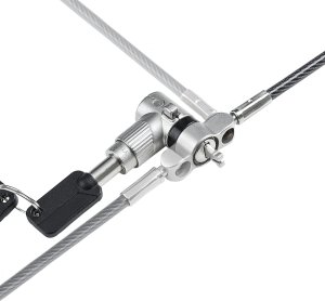 Linka zabezpieczająca StarTech UNIVK-LAPTOP-LOCK zapięcie do kabli czarny, srebrny 2 m 3