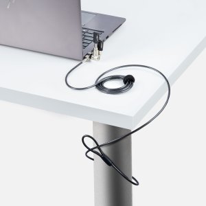 Linka zabezpieczająca StarTech UNIVK-LAPTOP-LOCK zapięcie do kabli czarny, srebrny 2 m 4