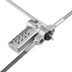 Linka zabezpieczająca StarTech UNIVC4D-LAPTOP-LOCK zapięcie do kabli czarny, srebrny 2 m 3