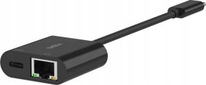 Karta sieciowa Belkin USB-C - Ethernet z funkcją ładowania PD 100W (INC019BTBK) 4