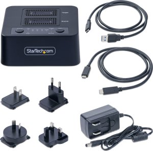 Stacja dokująca StarTech M2-HDD-DUPLICATOR-N1 duplikator Duplikator HDD/SSD 1 kopii Czarny 9