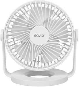 Wentylator USB Savio Biurkowy AD-01 Biały 1