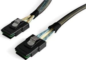 StarTech StarTech SAS8787100 kabel SCSI Czarny Zewnętrzny 1 m SFF-8087 1