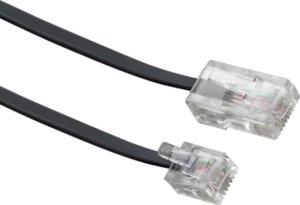 Schwaiger Schwaiger 6.0m RJ-11 - RJ-45 6 m Czarny 2