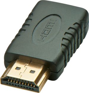 Adapter AV Lindy HDMI Mini - HDMI czarny (41208) 1