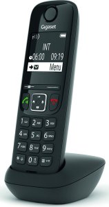 Telefon stacjonarny Gigaset Gigaset AS690HX Telefon analogowy/DECT Nazwa i identyfikacja dzwoniącego Czarny 5