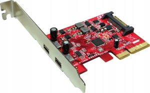 Kontroler Roline Karta ROLINE PCI Express, USB 3.2 Gen 2, 2x USB-C 1