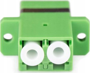 Digitus Adapter światłowodowy LC APC/LC APC duplex, jednomodowy OS2, ceramiczna tuleja, zielony 4