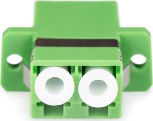 Digitus Adapter światłowodowy LC APC/LC APC duplex, jednomodowy OS2, ceramiczna tuleja, zielony 5
