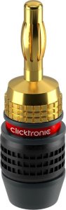 Clicktronic Wtyki bananowe SimpleLock 11