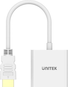Adapter AV Unitek Unitek Adapter HDMI na VGA | FullHD 60Hz | 0,15m | Biały | Y-6333C01 3