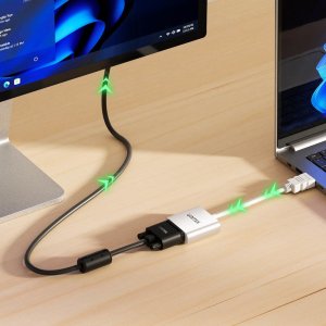 Adapter AV Unitek Unitek Adapter HDMI na VGA | FullHD 60Hz | 0,15m | Biały | Y-6333C01 4