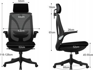 Krzesło biurowe Spacetronik Fotel biurowy ergonomiczny Spacetronik ARIAN-10 7