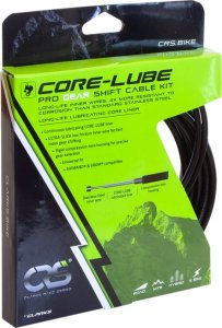 Clarks Zestaw linki przerzutki z pancerzem CLARKS RACE SERIES, Core-Lube Universal Pro Gear Shift Cable Kit, Uniwersalny 1