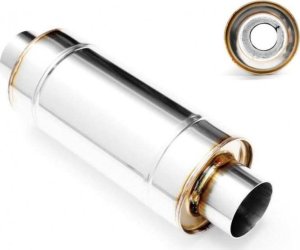 RM Motors Sportowy Tłumik Przelotowy 63,5mm 300mm RM 1